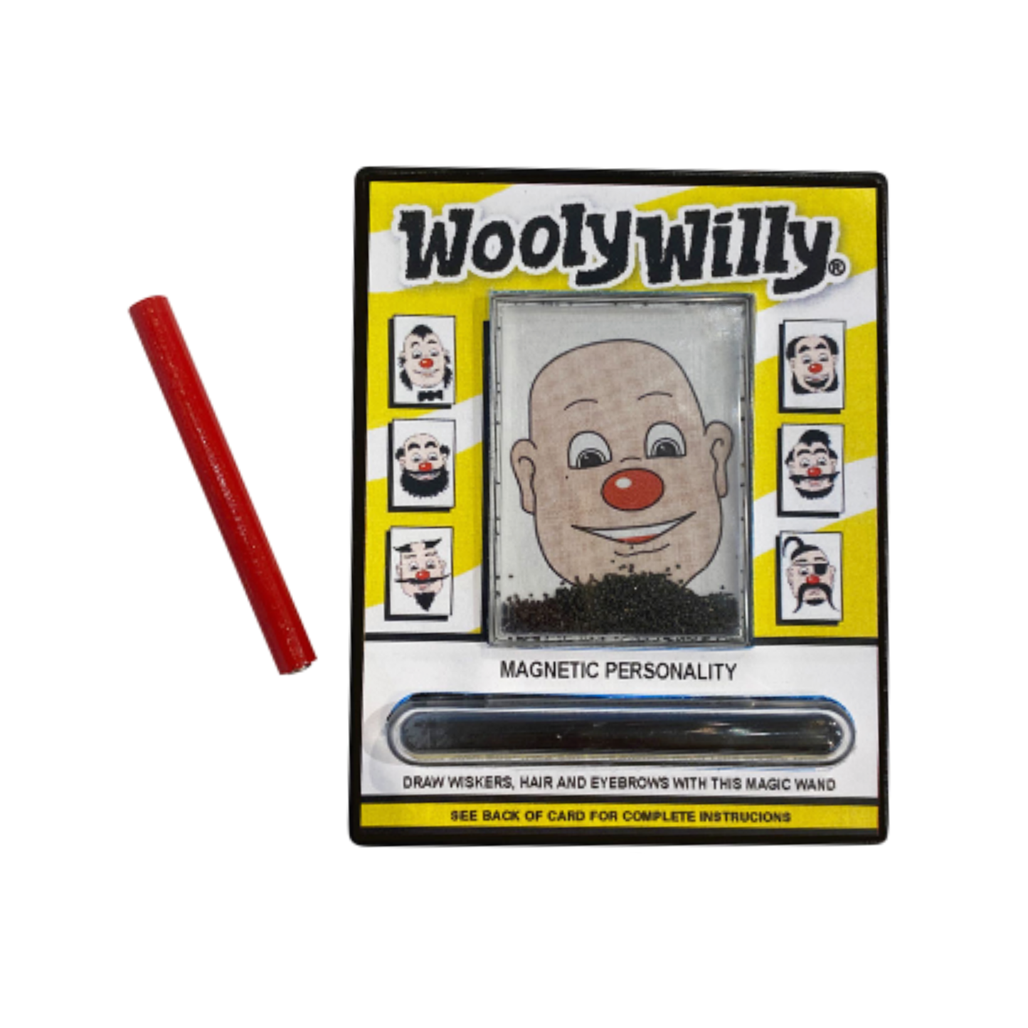 The World's Smallest Wooly WIlly and the magnetic red wand.